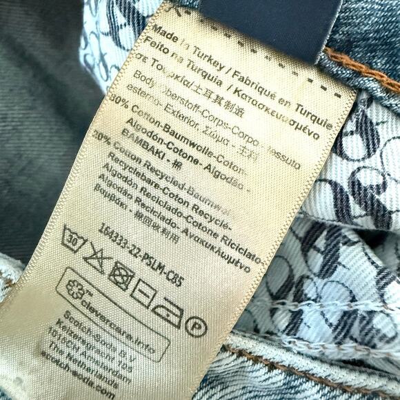 SCOTCH & SODA The Sky Straight Leg Light Blue Jeans High Rise Denim 27/32 - Picture 6 of 6